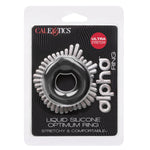 CalExotics Alpha Liquid Silicone Optimum Ring, Product Package, Front
