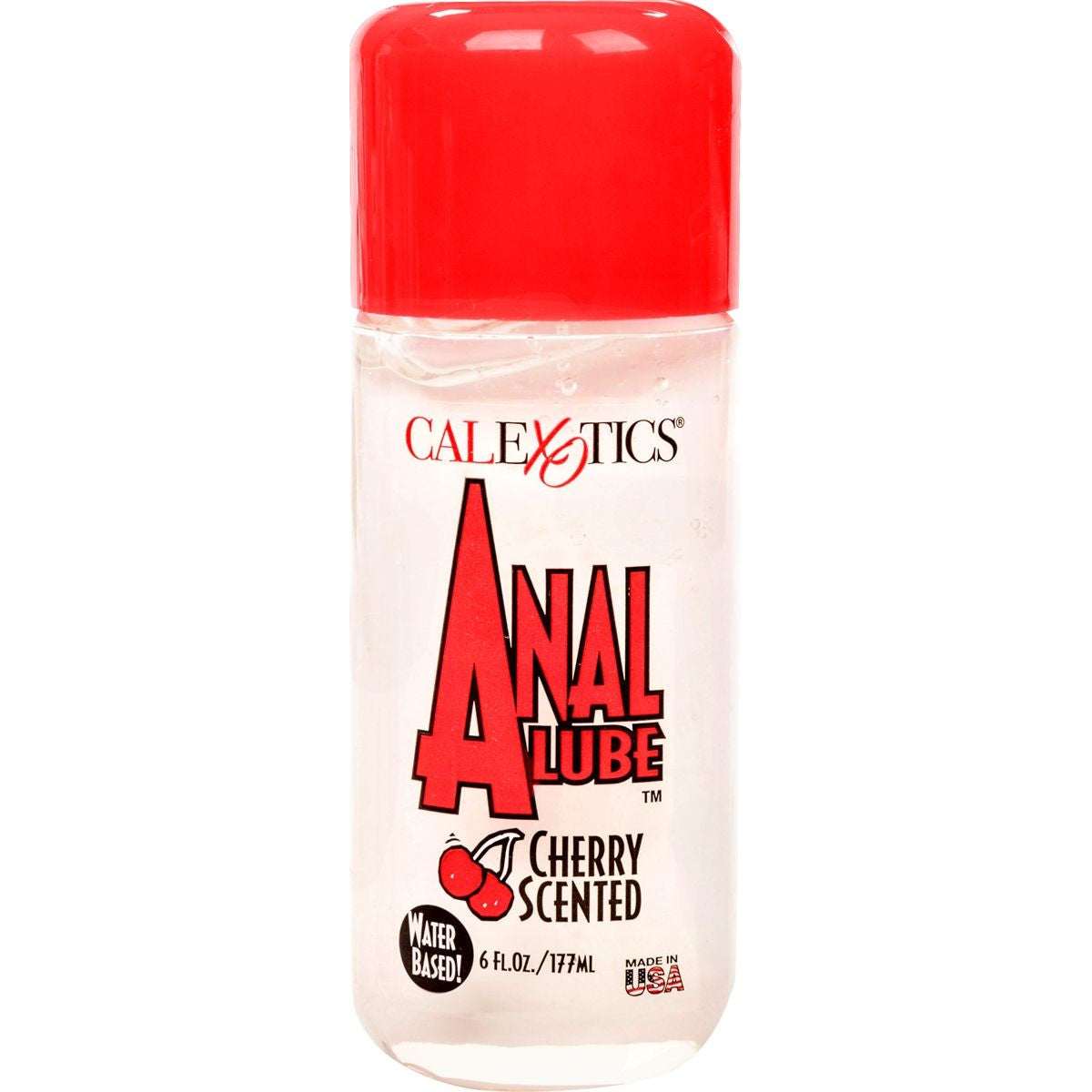 Calexotics Anal Lube Water-Based Lubricant, Cherry, ProductImage