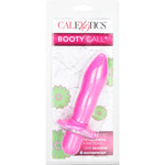 CalExotics Booty Call Booty Rocket Vibrating Butt Plug, Pink, Product Package, Front View