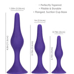 Booty Call Booty Trainer Kit, Purple, Product Measurements
