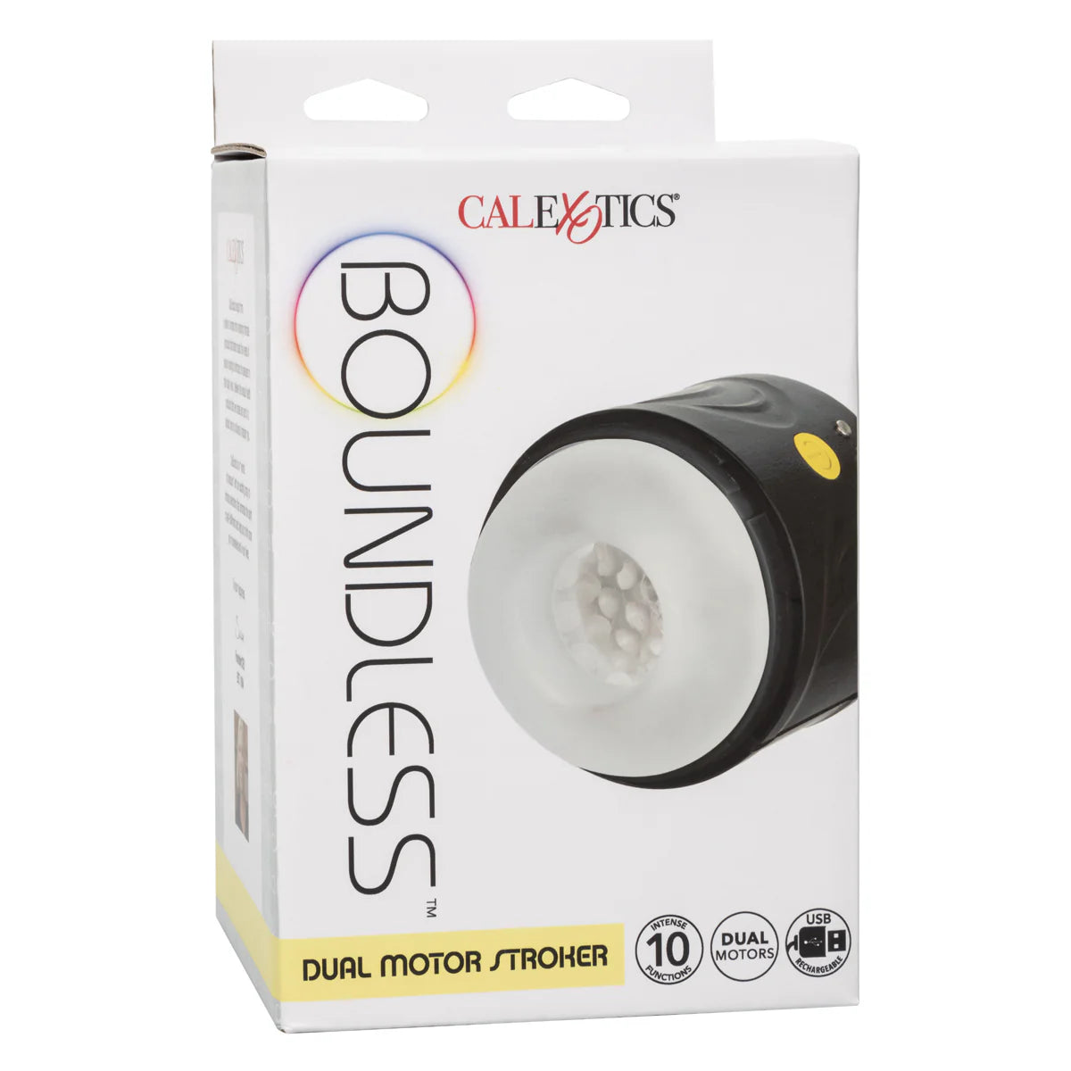 CalExotics Boundless Dual Motor Stroker, Product Box, Front