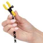 CalExotics Boundless Nipple Teasers Silicone Clamps, Nipple Clamps in Hand