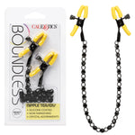 CalExotics Boundless Nipple Teasers Silicone Clamps, Product Package with Nipple Clamps