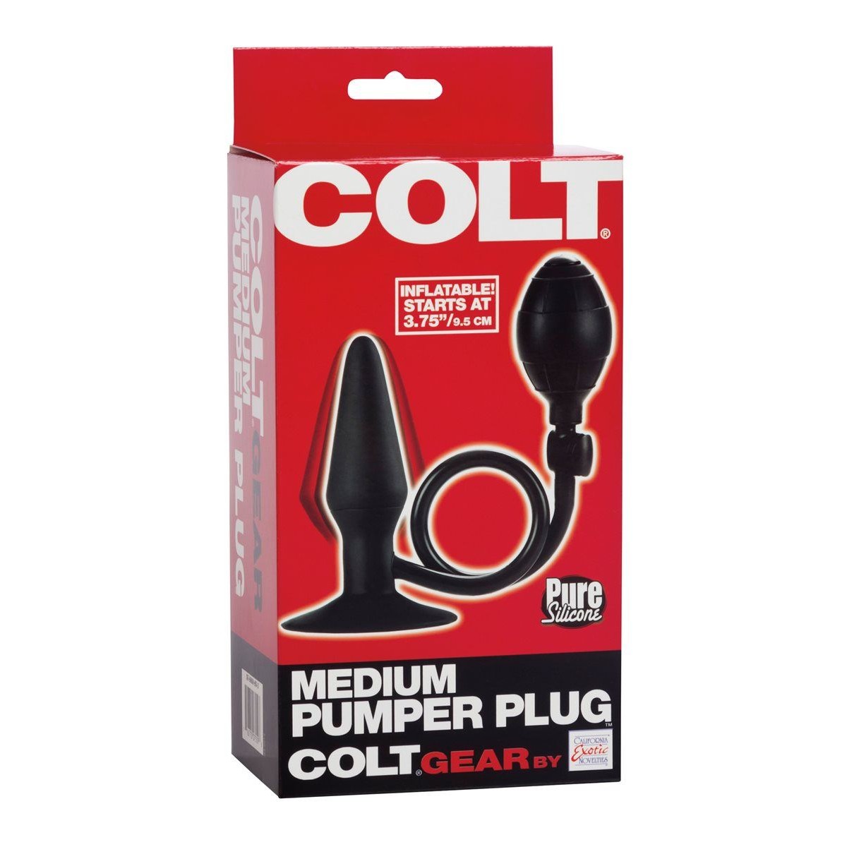 Colt Medium Pumper Butt Plug, Product Box