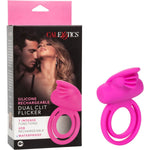 Dual Clit Flicker Vibrating Penis Ring with Product Box