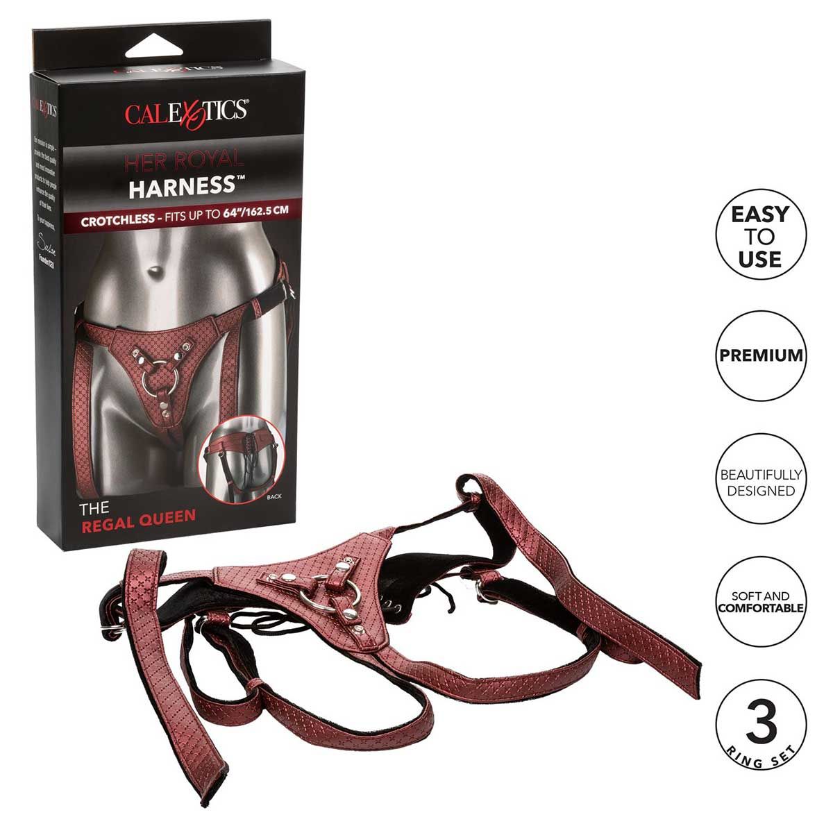 Her Royal Harness The Regal Queen, Product Box and Features