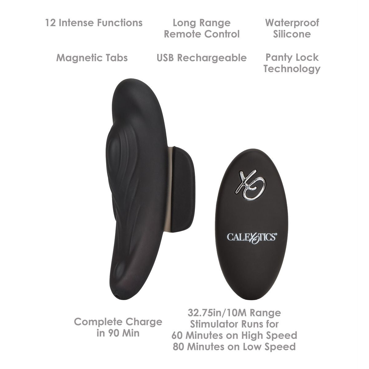 Calexotics Lock-N-Play Remote Panty Vibrator, Product Details