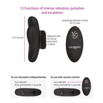 Lock-N-Play Remote Petite Panty Vibrator in Black, Product Description and Remote Features