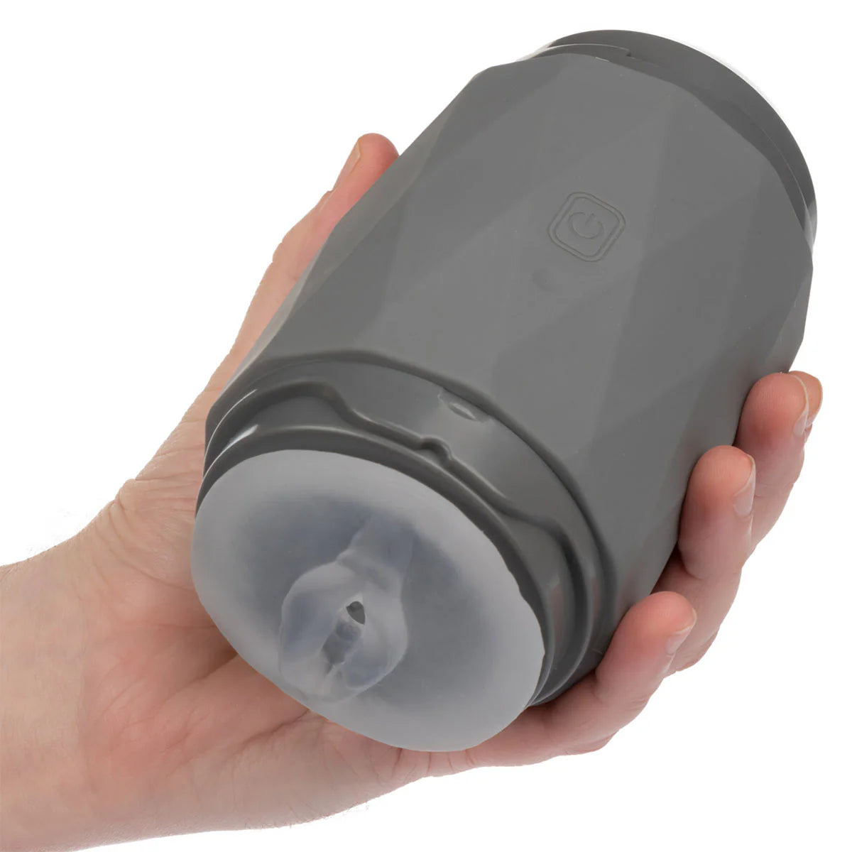 CalExotics Milk Master Vibro Squeeze Pussy, Stroker in Left Hand