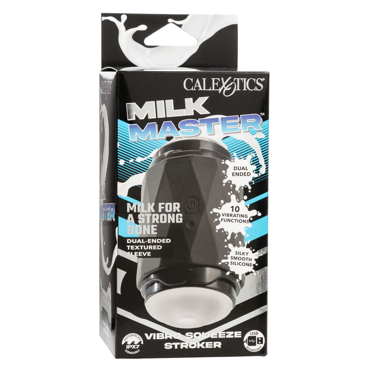 CalExotics Milk Master Vibro Squeeze Stroker
