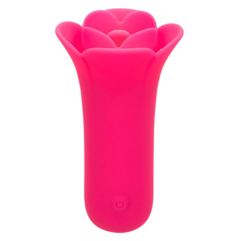 CalExotics Naughty Bits Lily Licker Mini Flower Vibrator, Pink, Product Image