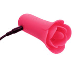 CalExotics Naughty Bits Lily Licker Mini Flower Vibrator, Pink, USB Rechargeable Feature