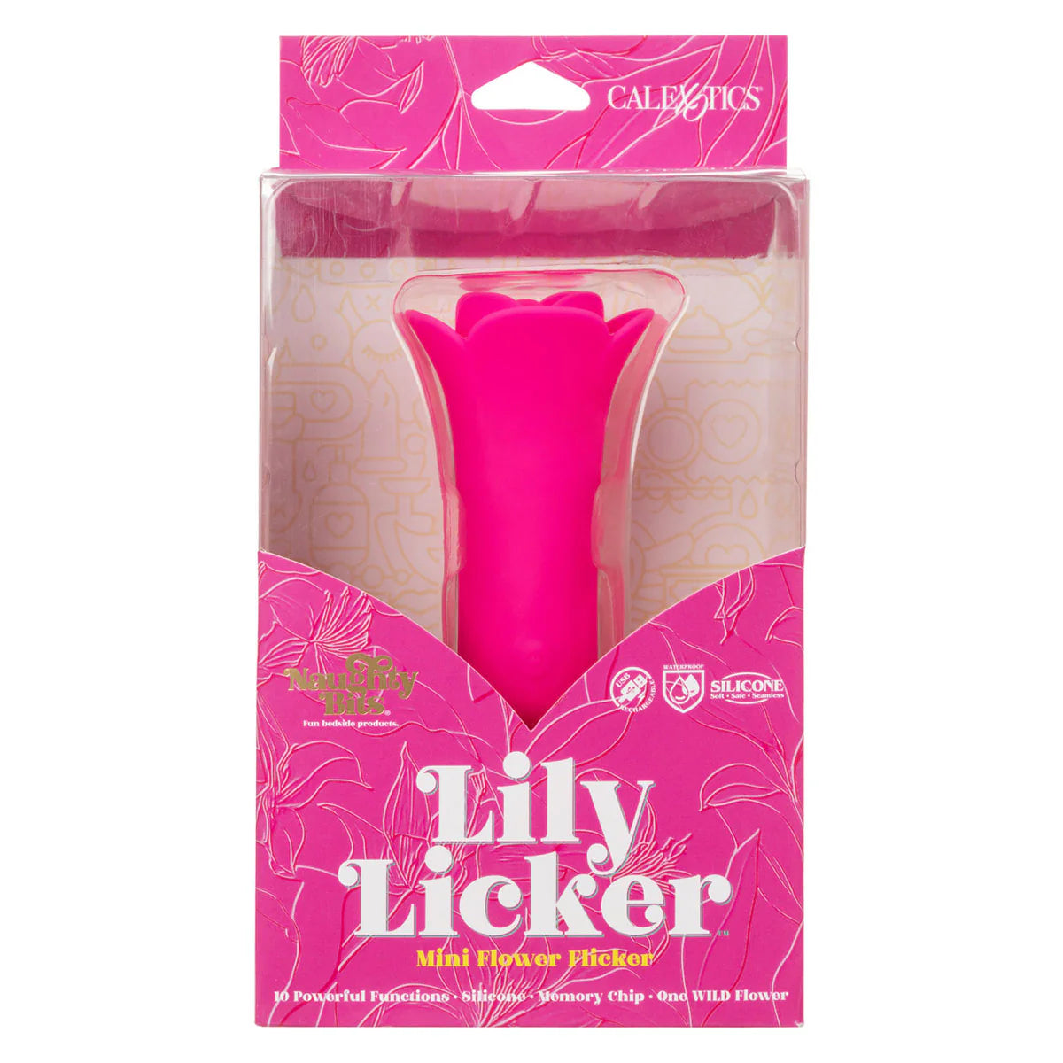 CalExotics Naughty Bits Lily Licker Mini Flower Vibrator