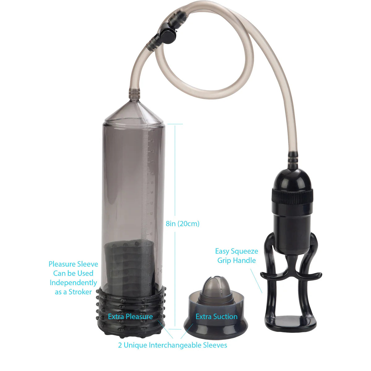 CalExotics Optimum Series Adonis Pump, Pump Measurements & Details