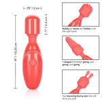 Rechargeable Massager Kit, Product Measurements and Features