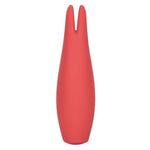 Red Hot Silicone Vibrator, Flare, Side Angle