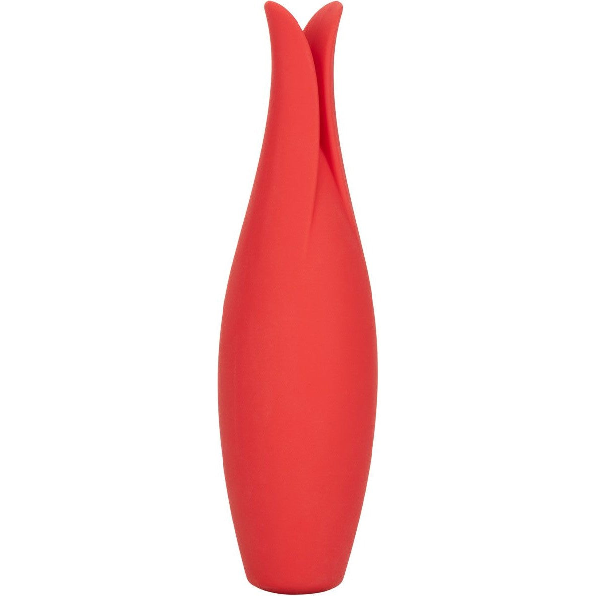 Red Hot Silicone Vibrator, Fury, Front Angle