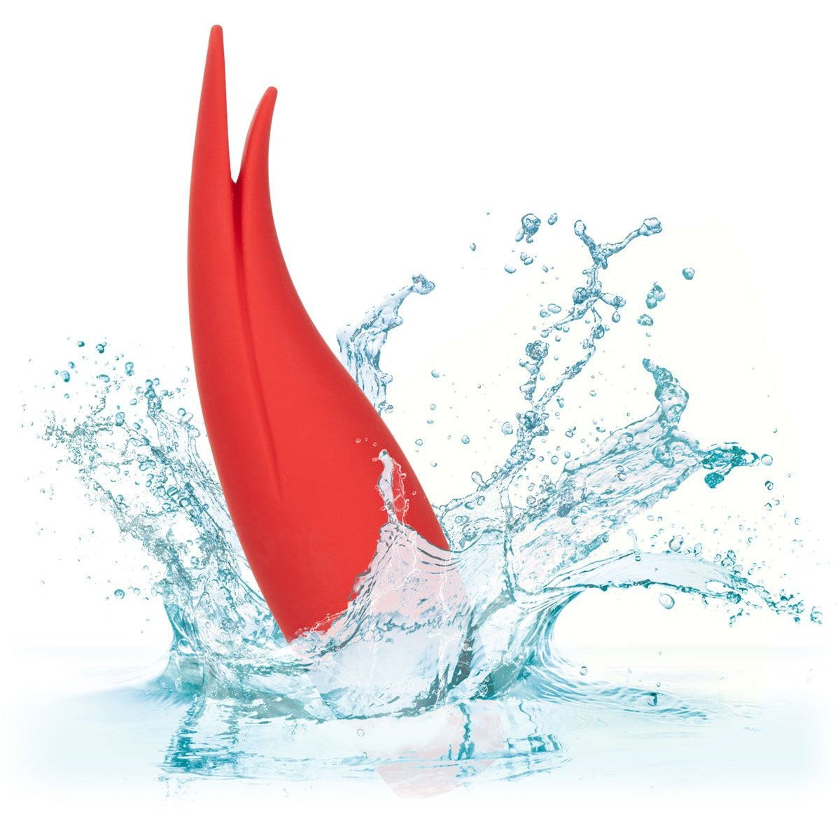 Red Hot Silicone Vibrator, Sizzle, Waterproof Feature