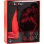 Red Hot Silicone Vibrator, Sizzle, Product Box, Front View