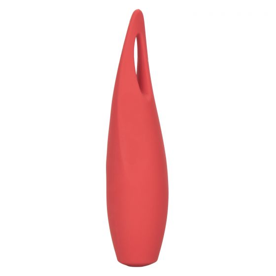 Red Hot Silicone Vibrator, Spark, Front Angle