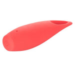 Red Hot Silicone Vibrator, Spark, flat facing right