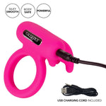 CalExotics Silicone Rechargeable Triple Clit Flicker Cock Ring, Product Features and Charging