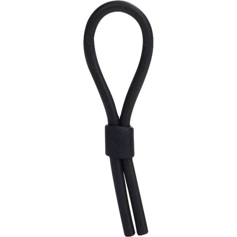 CalExotics Silicone Stud Lasso, Black, Product Image, Front