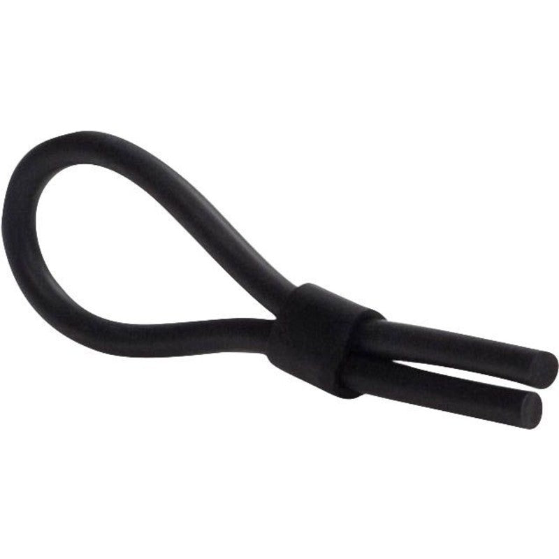 CalExotics Silicone Stud Lasso, Black, Product Image, Sideways