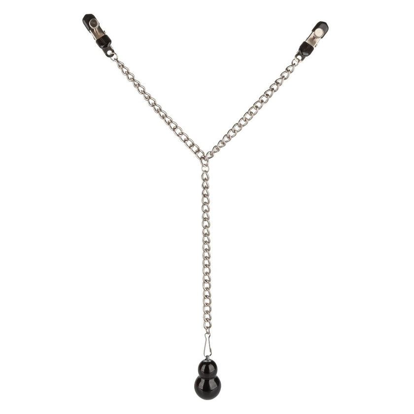CalExotics Nipple Play Weighted Dual Tier Nipple Clamps