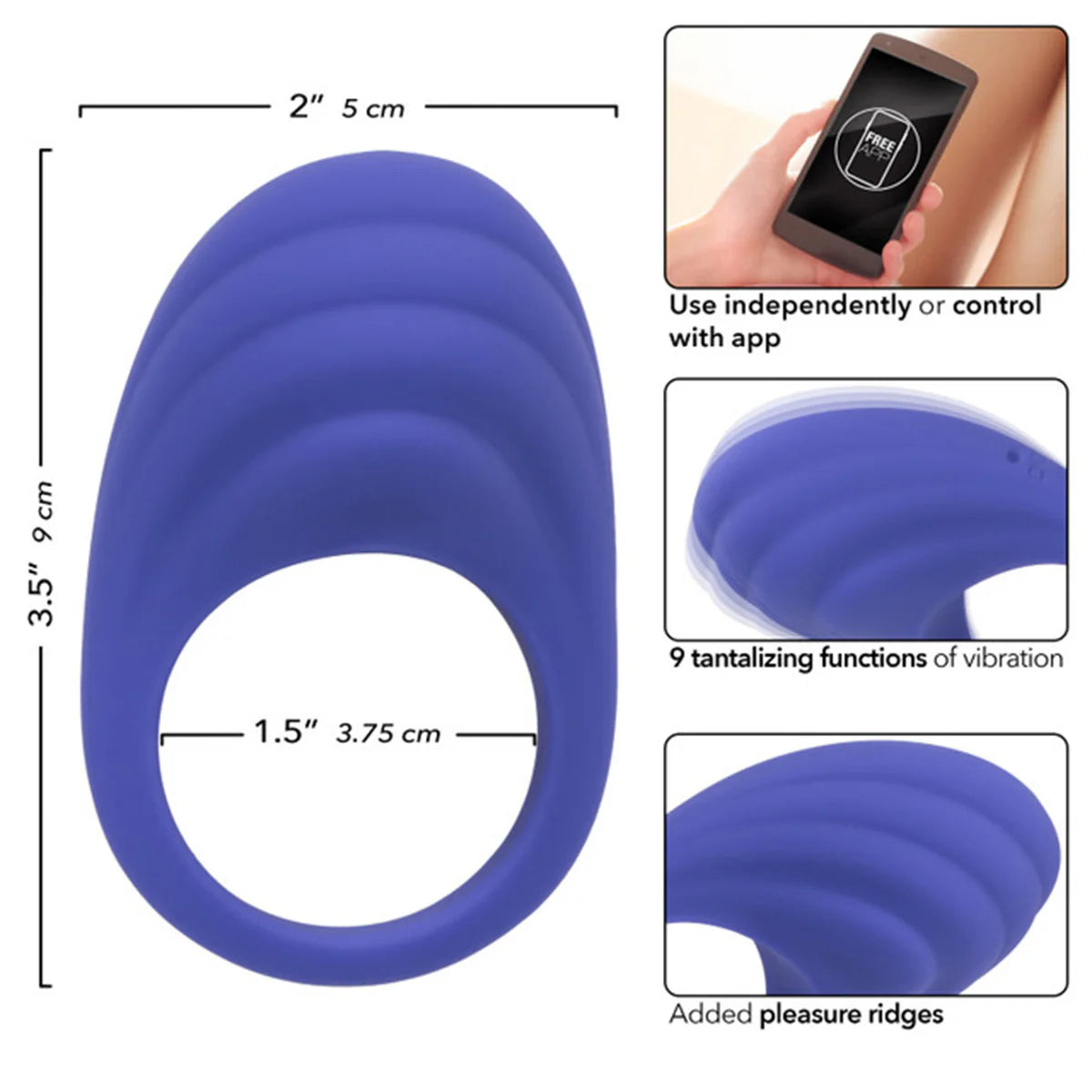 CalExotics Connect Vibrating Couples Ring
