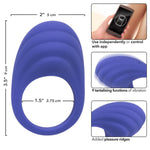 Calexotics Connect Vibrating Couples Ring, Product Measurements and Details