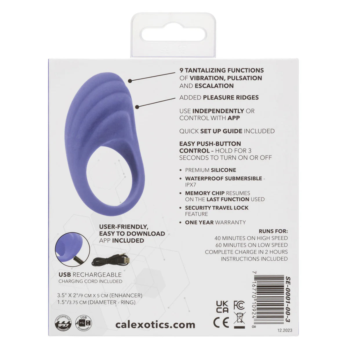CalExotics Connect Vibrating Couples Ring