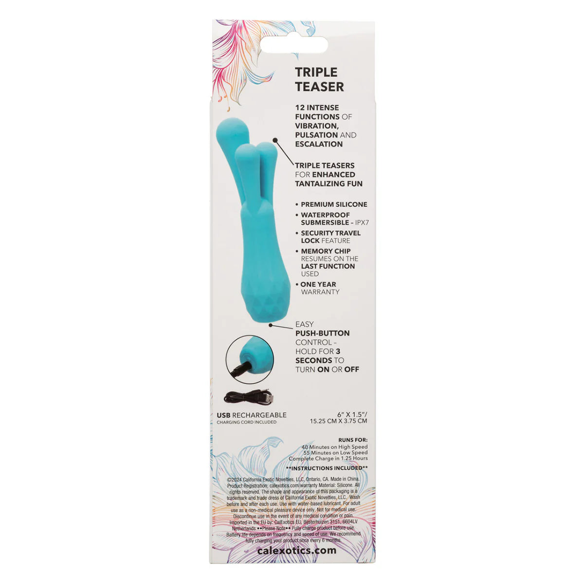 CalExotics Gia Triple Teaser Clitoral Vibrator