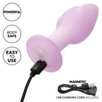 Calexotics Lavender Haze Ridge Probe Anal Plug, Product Charging and Features