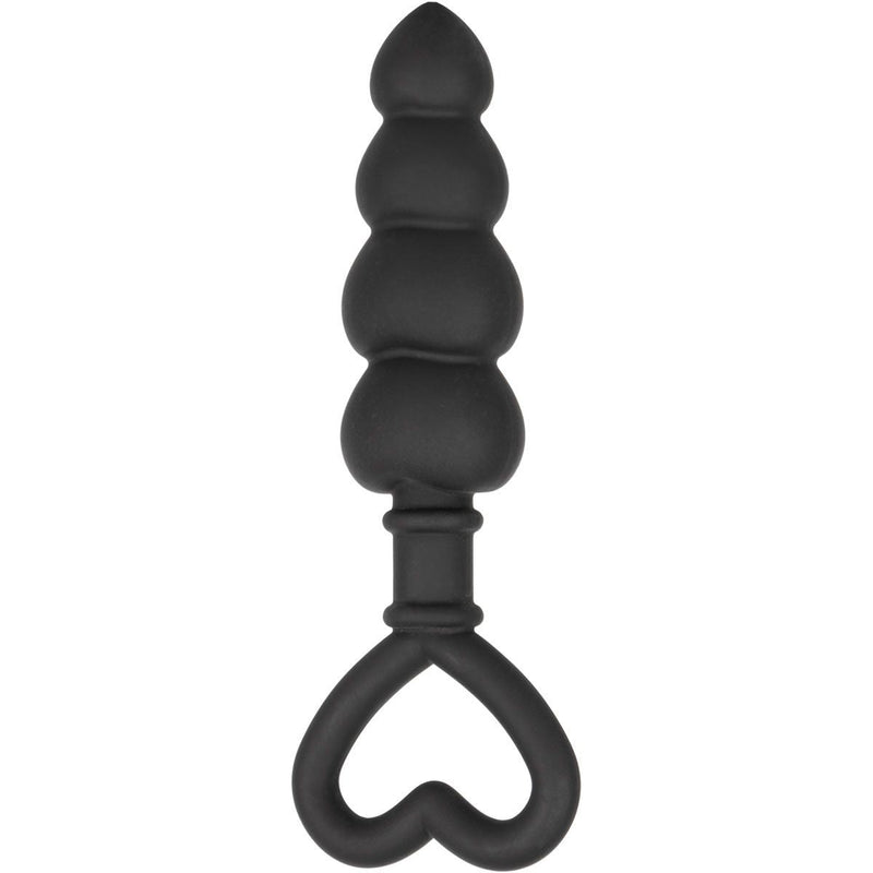 Calexotics Silicone Love Probe Anal Plug, Black, Product Image, Front View