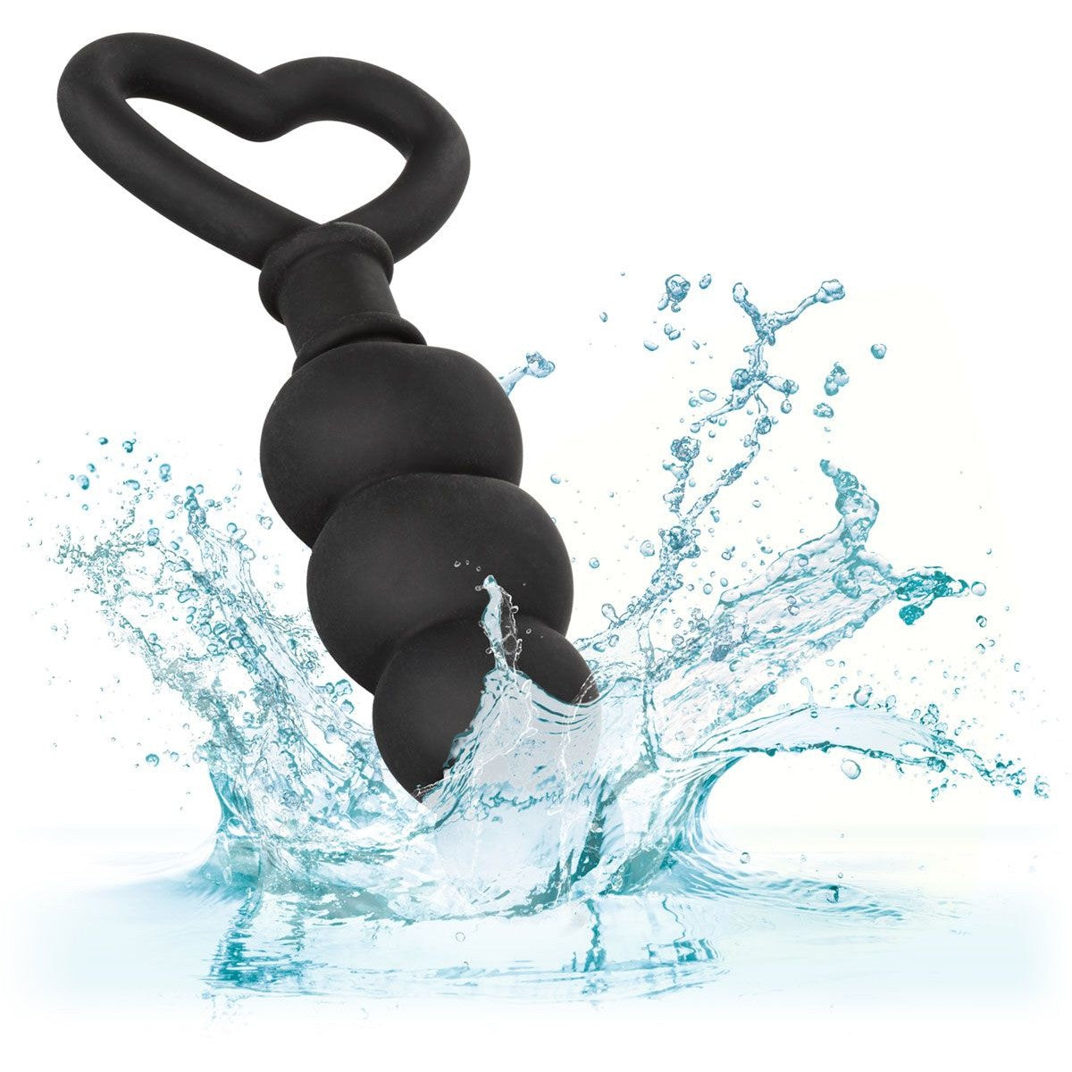 Calexotics Silicone Love Probe Anal Plug, Black, Waterproof Feature