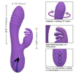 California Dreaming West Coast Wave Rider Vibrator, Product Measurements and Specs
