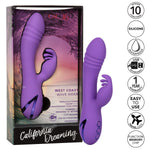 California Dreaming West Coast Wave Rider Vibrator, Product Box, Front