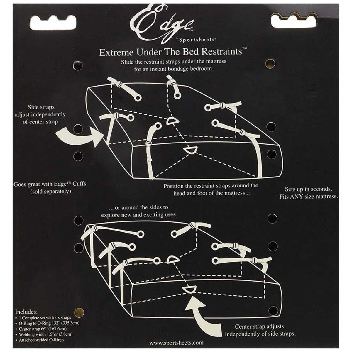 Edge Extreme Under The Bed Restraints