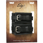 Edge Lined Leather Ankle Restraints, Product Package, Front