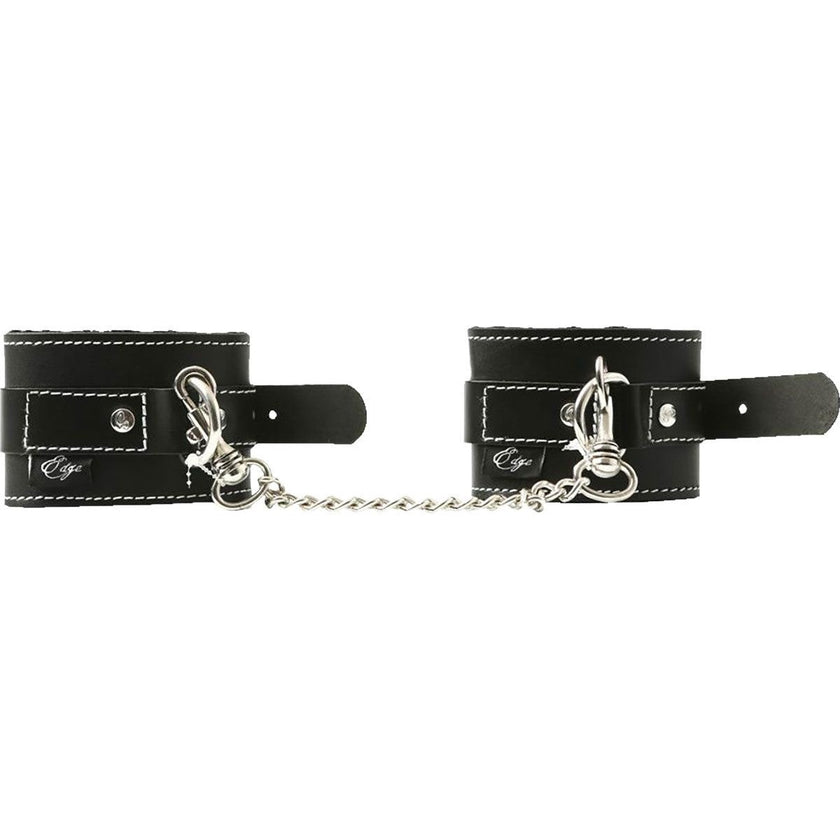 Edge Lined Leather Wrist Restraints