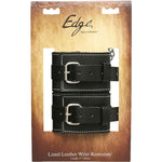 Edge Lined Leather Wrist Restraints, Product Package, Front
