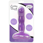 Extra Touch Silicone Finger Sleeve, Purple, Product Package
