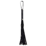 Fetish Fantasy Gold Cat-O-Nine Flogger, Black, Product Image, 