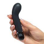 Fifty Shades of Grey Mini G-Spot Vibrator, Vibrator in Right Hand