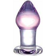 Glas Amethyst Rain Glass Butt Plug