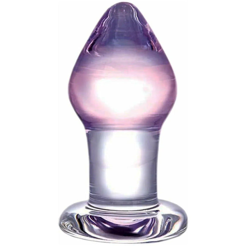 Glas Amethyst Rain Glass Butt Plug