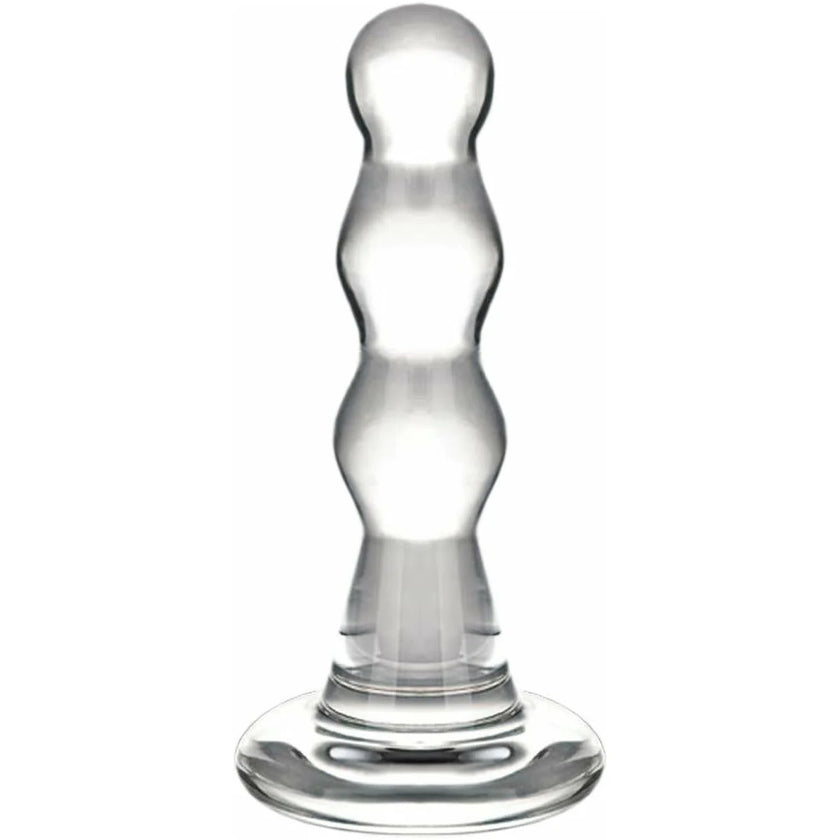 Glas Triple Play Beaded Glass Butt Plug