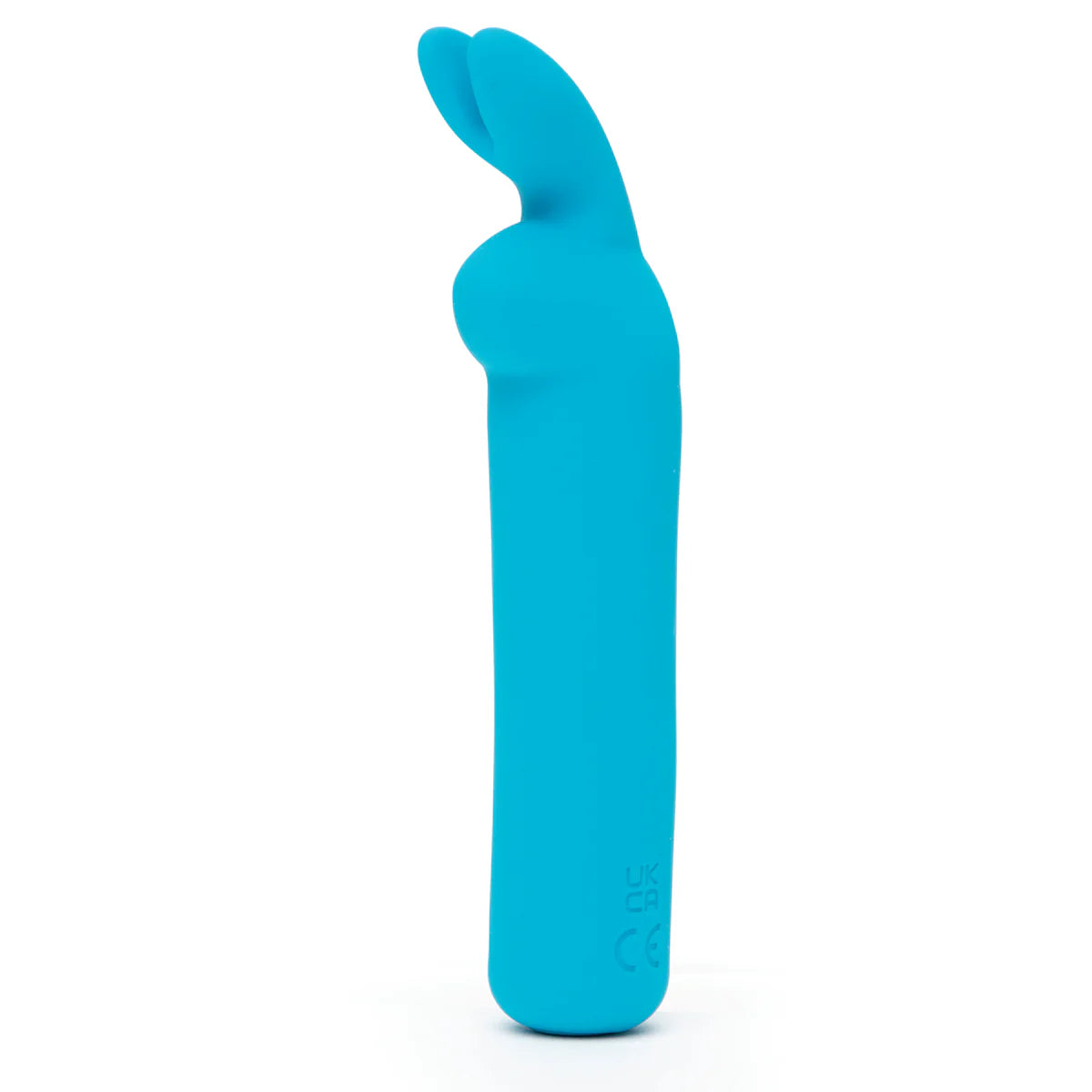 Happy Rabbit Bullet Vibe, Blue, Product Image, Front Right Angle
