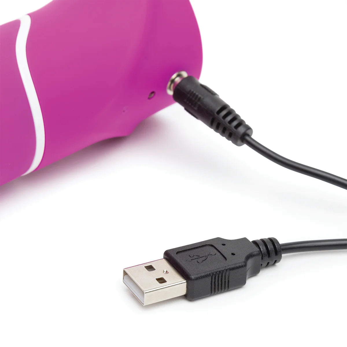 Happy Rabbit G-Spot Curve Vibrator, Purple, USB Rechargeable Feature